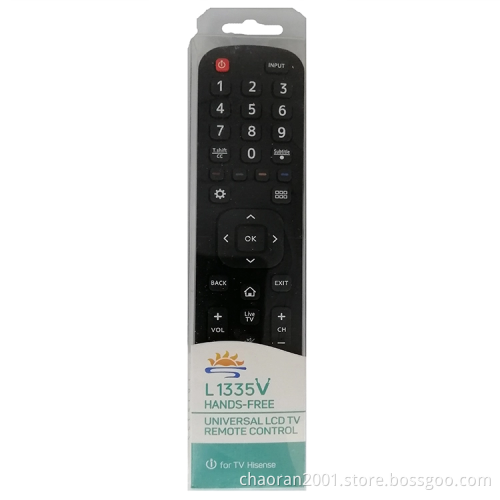 Factory Price Hot Sale Universal IR Remote Control TV Control Remote L1335V For HISENSE LCD/LED TV Remote With YouTube Function